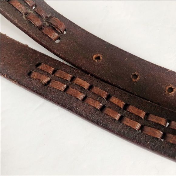 Tooled Leather Belt - Picture 5 of 6